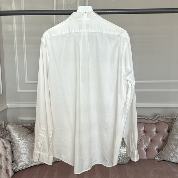 POLO RALPH LAUREN MEN WHITE SHIRT BEACH TWILL SIZE XL - Picture 8 of 17